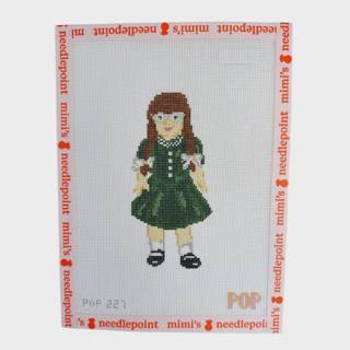 Molly Holiday Dress Doll by POP! Needle Arts (thumbnail)
