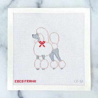 Standard Poodle Canvas by Coco Frank Studio (thumbnail)