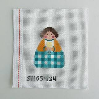 White Wine Angel Canvas by KCN Designers (thumbnail)