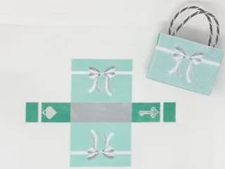 3D Mini Tiffany Inspired Bag by Lauren Bloch Designs (thumbnail)