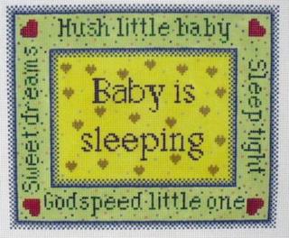 Baby Sleeping - Hush by Winnetka Stitchery (thumbnail)