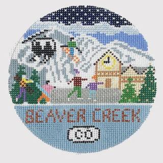 Beaver Creek CO Round by Doolittle Stitchery (thumbnail)