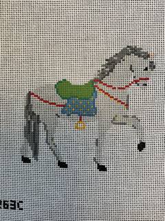 Horse Carousel Animal by Stitch Style Needlepoint (thumbnail)