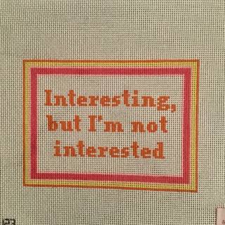 Interesting/not interested by Poppy J Stitches (thumbnail)