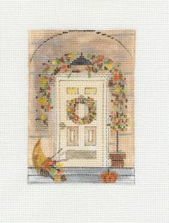 Thanksgiving Door by Winnetka Stitchery (thumbnail)