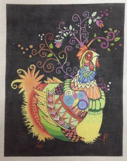 auntie chicken by Ruth Schmuff Design (Bedecked & Beadazzled) (thumbnail)