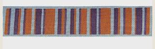 KKF-18N Purple, Orange and White Fob by Kristine Kingston (thumbnail)