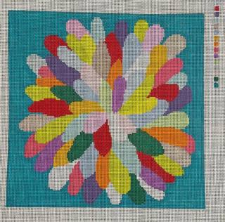 Garden Inspired Flower by Cabell Stitchery (thumbnail)