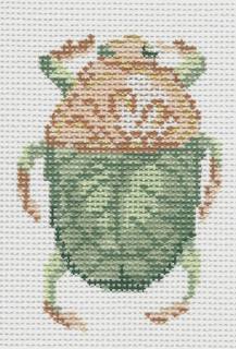 Scarab - Green by The Plum Stitchery (thumbnail)