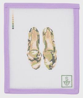 Stubbs & Wootton Camo Slipper Ornament by Lycette Designs (thumbnail)
