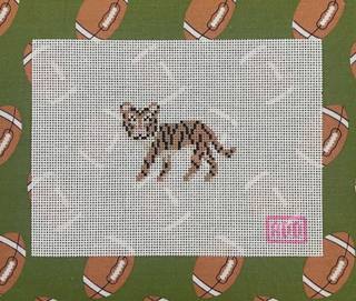 Mini Tiger Canvas by Anna Dugas (thumbnail)