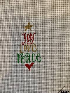 Joy Love Peace by Blueberry Point Canvas (thumbnail)