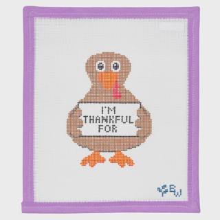 Thankful Turkey by Boxwood Needlepoint (thumbnail)