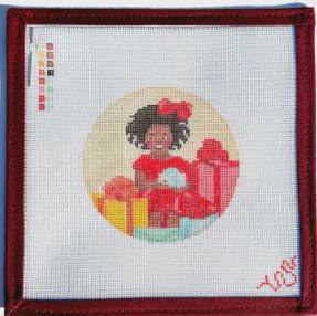 Heritage Collection - Girl with presents by Spellbound Stitchery (thumbnail)
