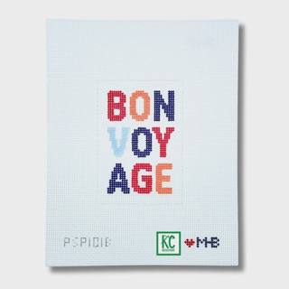 Bon Voyage Rose Orange Canvas by Love MHB Studio (thumbnail)