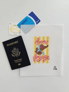 PREORDER Bark Voyage Passport Cover by Ivy Thread Needlepoint (thumbnail)