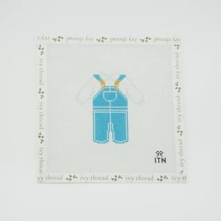 Boy Overalls Canvas by Ivy Thread Needlepoint (thumbnail)
