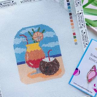 Bevvies on the Beach by Saturnalia Stitching (thumbnail)