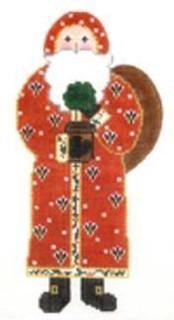 Santa / Topiary - Red on 18 by Cooper Oaks Designs (thumbnail)