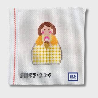 Ice Cream Angel Needlepoint Canvas by KCN Designers (thumbnail)