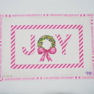 Wreath Joy by melissa loves needlepoint (thumbnail)