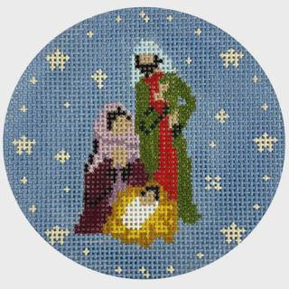Holy Family Round by Atlantic Blue Canvas (thumbnail)