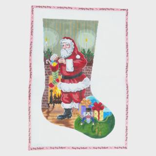 Santa Filling the Stocking by Labors of Love (thumbnail)