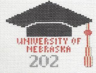 Graduation Cap - University of Nebraska by Lauren Bloch Designs (thumbnail)
