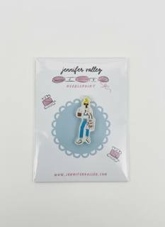 LA Girl Needleminder by Jennifer Vallez Needlepoint (thumbnail)