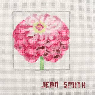 Simply Flowers - Pink Zinnia by Jean Smith Designs (thumbnail)
