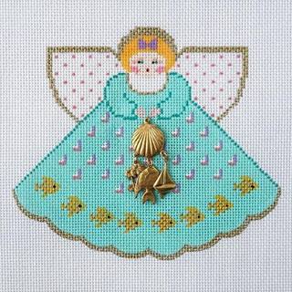 Painted Pony Designs Beach Angel Needlepoint Canvas by Painted Pony Designs (thumbnail)