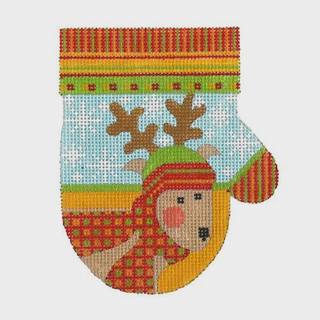 Reindeer with Scarf Mitten by Danji Designs (thumbnail)