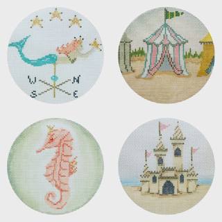 Sandcastle Canvas by The Plum Stitchery (thumbnail)