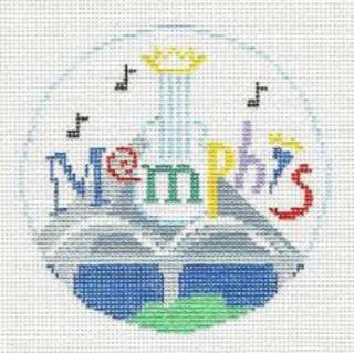 Memphis Round by Kathy Schenkel (thumbnail)