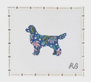 Reggie the Retriever Canvas by Rachel Barri Designs (thumbnail)