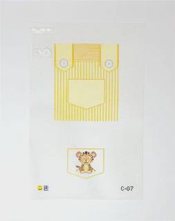 Yellow Overalls with Tiger Pocket Tooth Fairy Pillow by Lauren Bloch Designs (thumbnail)