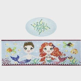 Mermaid & Merboy Hinged Box with Hardware by Funda Scully (thumbnail)