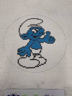 M-Smurf by Susan Battle Needlepoint (thumbnail)