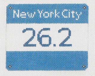 NYC Race Bib by Goodpoint Needlepoint (thumbnail)