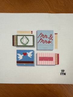 Wedding Matchboxes by Ivy Thread Needlepoint (thumbnail)