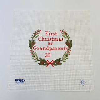 First Christmas as Grandparents Canvas by Penny Linn Designs (thumbnail)