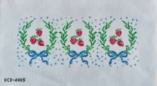 Strawberry Bolster Pillow Canvas by KCN Designers (thumbnail)