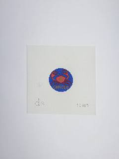 Cancer Tag Design Canvas by Doolittle Stitchery (thumbnail)