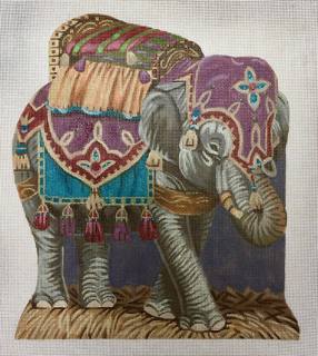 nativity doll, elephant by Susan Roberts Needlepoint (thumbnail)