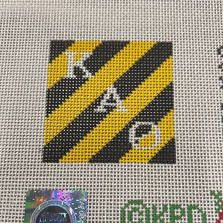 2E23 2" Stripe Square Kappa Alpha Theta KAO by Kangaroo Paw Designs (thumbnail)