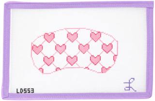 Pink Hearts Sleeping Mask by Lycette Designs (thumbnail)
