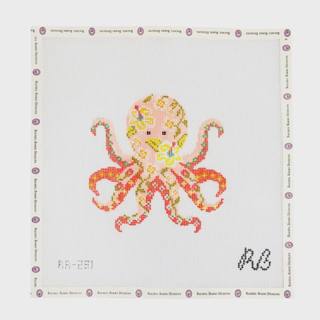Opal the Octopus Canvas by Rachel Barri Designs (thumbnail)
