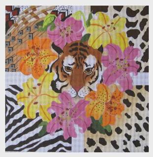 Tiger Flower With Lilies by Once in a Blue Moon (via Fleur de Paris) (thumbnail)