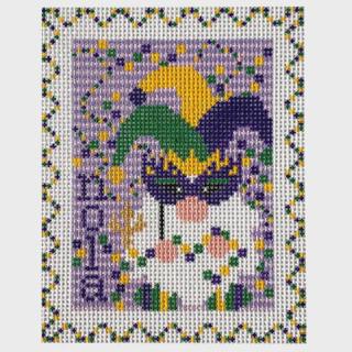 Mardi Gras Stamp by Wipstitch Needleworks (thumbnail)