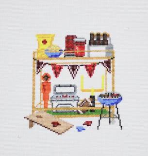 Football Tailgate Bar Cart by Morgan Julia Designs (thumbnail)